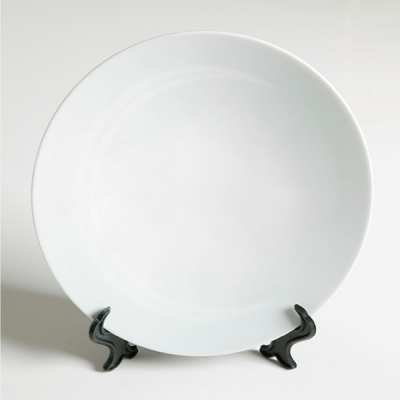 белая 400x400 - Тарелка белая керамическая белая, d=200 мм