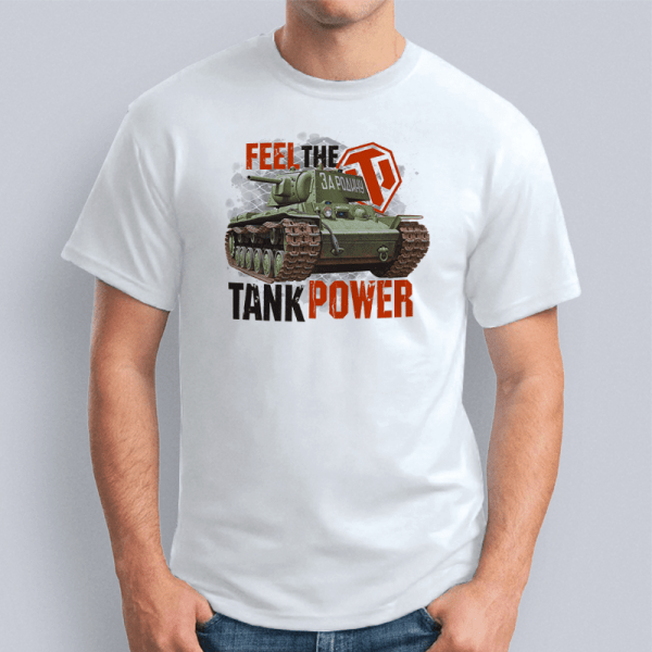 Футболка "Feel the tank power"