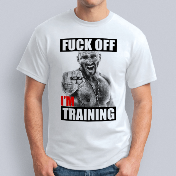 Футболка "Fuck off i'm training"