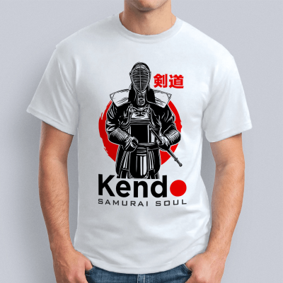мужская Kendo samurai soul 400x400 - Футболка "Kendo samurai soul"