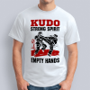мужская Kudo strong spirit empty hands черная надпись 100x100 - Футболка "Kudo strong spirit empty hands черная надпись"