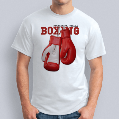 мужская National team boxing 400x400 - Футболка "National team boxing"
