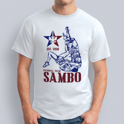 мужская National team sambo 400x400 - Футболка "National team sambo"